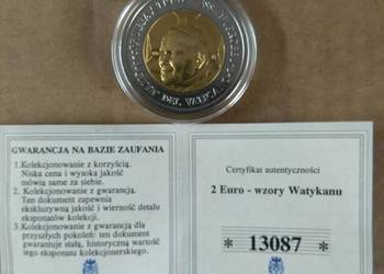 67. Moneta 2 euro, wzór Watykanu