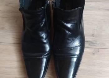 Skórzane buty za kostkę Conhpol