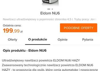 Nawilzacz powietrza eldom nu6