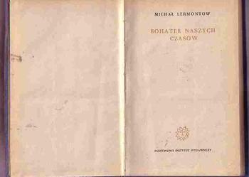 (4713) BOHATER NASZYCH CZASÓW – MICHAŁ LERMONTOW