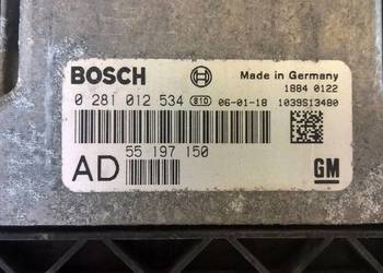 Vectra c 1.9 cdti 150km automat sterownik silnika 0281012534 EUROPA PIN