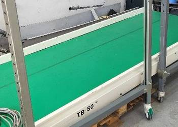 Taśmociąg prosty, przenośnik taśmowy 400 x 100 cm - mkvplast.pl