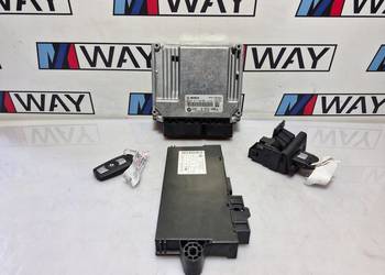 BMW E82 ZESTAW STARTOWY KOMPUTER KLUCZYK STEROWNIK CAS 8512498 9237047