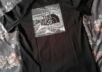 T-shirt męski The North Face - grubsza bawełna, duże logo na plecach L