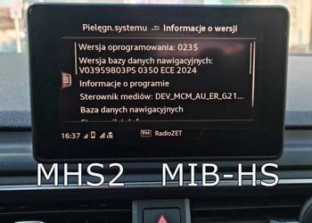 Audi P350 MHS2 ECE 2024 Aktualizacja map dla MMI MHS2 A3 A4 A5 Q2 Q3