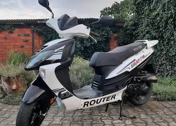 Zadbany duży skuter Romet Router Grande 50 4t 2017r 2142km 50km/h