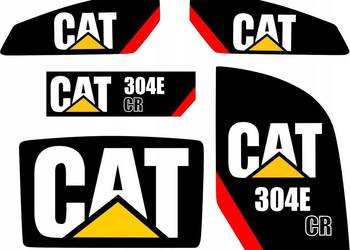 NAKLEJKI NA MASZYNĘ CAT 304E CR  305E CR