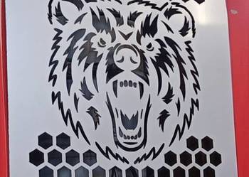 Kratka grill Ursus C360 niedźwiedź stal nierdzewna inox ramka grilla laser