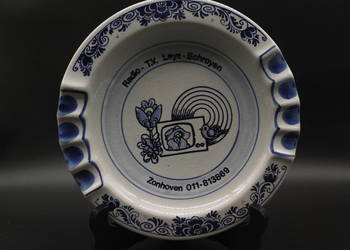 Duża holenderska popielniczka Delft Blue HandPainted