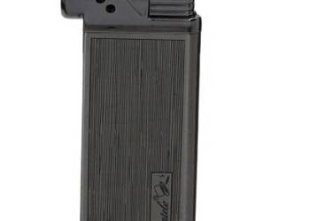 Czarna Zapalniczka Fajkowa Płomieniowa z Regulacją Płomienia Gentelo