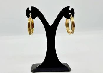 Złote kolczyki pr 333 1,91g Kółka