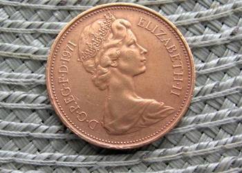 Wielka Brytania 2 Pensy 1971r
