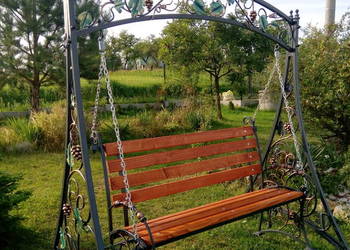 Huśtawka Ogrodowa --- Metalowa
