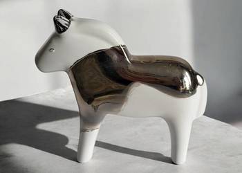 Koń Figurka Konik ceramiczny, ręcznie malowany