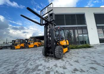 Wózek widłowy 3T, triplex, diesel, nowy