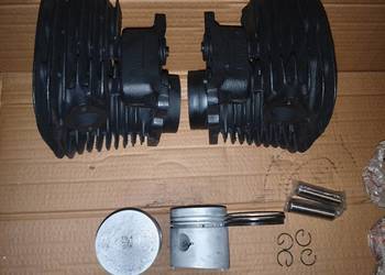 Oryginalne cylindry k750 po szlifie z nowymi tłokami 79.4