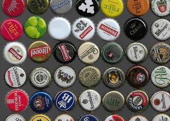 Kapsle zagraniczne z piwa Nr 19.