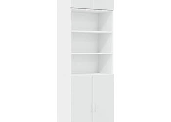 Szafka biała 70x425x225 cm materiał drewnopochodny WM-3281315
