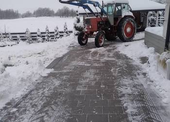 Jumz MTZ z turem, chwytak do bel, widły krokodyl, szufla, pług do sniegu