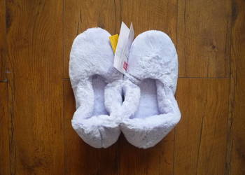 Nowe Cleve 38/39 Kapcie damskie futerko lila fiolet Nowe Cleve 38/39 Kapcie damskie futerko lila fiolet