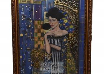 Gustav Klimt - Portret Kobiety - Dziewczyna Kobieta Obraz Olejny za Szkłem