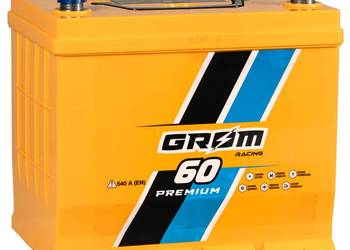 Akumulator 60Ah 540A  GROM Racing Japan P+