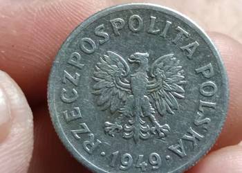 Sprzedam monete 50 gr 1949 r mala skretka