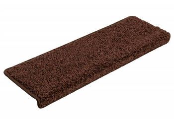 Nakładki na schody 10 szt. 65x21x4 cm brązowe WM-149821