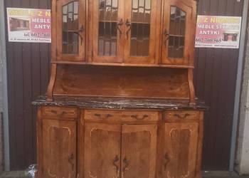 Bardzo stary kredens francuski ORYGINALNY LUDWIK XVI bufet witryna antyk !!