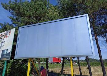 Tablica reklamowa billboard, panele, bryty 504x238 blacha ocynk 0.7