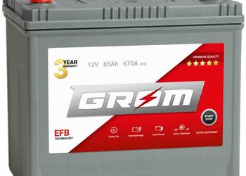 Akumulator 70Ah 730A Grom EFB start&stop Japan P+ L+