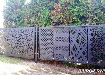 Nowoczesne panele ogrodzeniowe, balustrady, blachy, plazma,