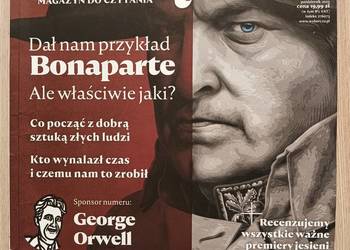 Książki. Magazyn do czytania nr. 5 (62) październik 2023 Bonaparte, Orwell
