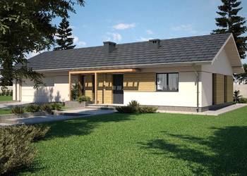 Projekt prostego parterowego domu B655 - PROJEKT GOTOWY