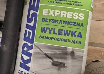 Do sprzedania 5 worków wylewki samopoziomującej kreisel łupina w lipcu