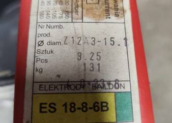 Elektrody spawalnicze Baildon 3.25