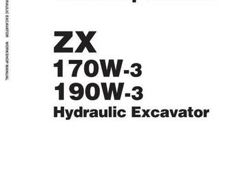 Hitachi ZAXIS ZX170W-3 ZX190W-3 instrukcja naprawy PL
