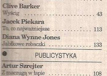 FENIX - 1992 - NR 1 (10) - MAGAZYN LITERACKI