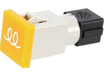 Kontrolka kwadratowa, 12/24V żółta przykręcana 22.5x22.5 mm Cobo 09461000