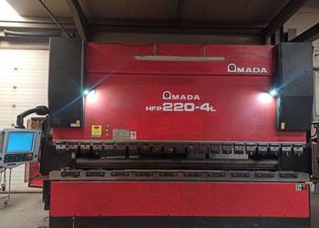 Prasa krawędziowa 220 ton nacisku Amada HFP 220-4 L 8 osi mało godzin, bdb