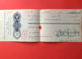 ( 1531 ) Weksel Wystawiony W Łomży 28