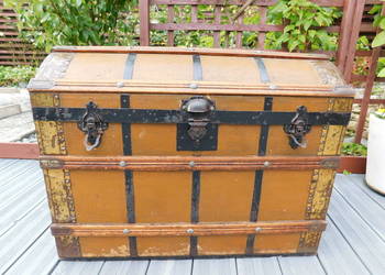 skrzynia kufer "amerika" symbol emigracji do USA. nr 397Fiaf skrzynia kufer "amerika" symbol emigracji do USA. nr 397Fiaf