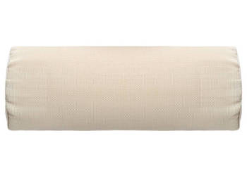 Poduszka zagłówek na krzesło kremowa 40x75x15 cm textilene WM-47933