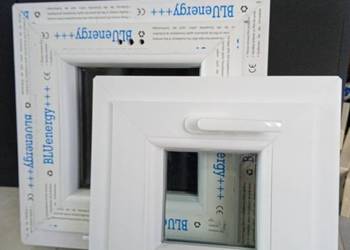 okno 40x40 PCV nowe, białe, na stanie, wysyłka