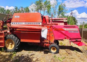 Kombajn zbożowy Massey Ferguson 206 sprowadzony sieczkarnia w oryginale MF