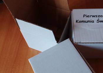 Karton fasonowy jednostronni biały 11x11x11