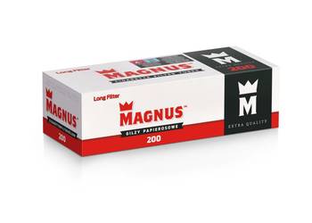 Gilzy Papierosowe MAGNUS 200 długi filtr 20mm Gilzy Papierosowe MAGNUS 200 długi filtr 20mm