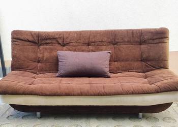 Sofa ŁÓŻKO WERSALKA KANAPA Rzkladana z funkcją spania Mars RED BLACK WHITE