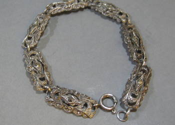 Srebrna Bransolerka z Markazytami Vintage Srebrna Bransolerka z Markazytami Vintage