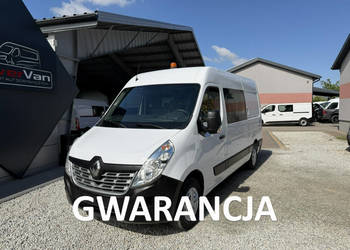 Renault Master L2H2 średniak 7 osobowy brygadówka doka 130KM pełna opcja